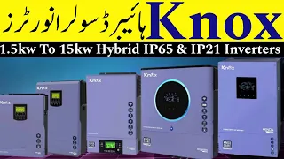 Knox Hybrid Solar Inverters | Detailed Review #3kwsolarinverter #5kwsolarinverter #bestsolarinverter