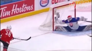 *INSANE* Save of the tournament | Slovakia goalie makes insane glove stop to save the game