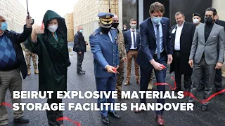 MAG Lebanon handover ceremony for improved explosive materials storage facilities
