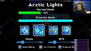 Arctic Lights 41%... Beating a new hardest?