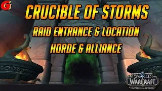 Crucible of Storms Raid Entrance & Location