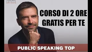 Corso di Public Speaking Gratis: Parlare in Pubblico con Massimiliano Cavallo