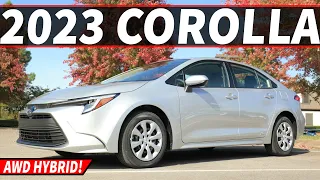 *Tested* The Refreshed "base" 2023 Corolla Hybrid LE AWD - the PERFECT entry-level sedan?