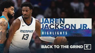 Jaren Jackson Jr. Highlights | Charlotte Hornets vs  Memphis Grizzlies