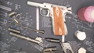 Disassembly and cleaning swiss arms colt p1911 airpistol.