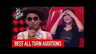 The Voice Kids | Best ALL TURN Blind Auditions worldwide