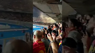 tifosi del Lecce festeggiano la salvezza in serie A (2023)