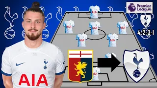 TOTTENHAM | TOTTENHAM POTENTIAL STARTING LINEUP WITH TRANSFERS RADU DRAGUSIN, TRANSFER WINDOW 2023