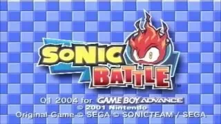 (GBA) Sonic Battle - Trailer