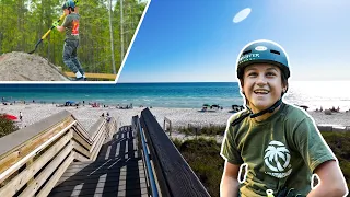 Family Trip To The Beach | Getting Loose On The Pitbike!