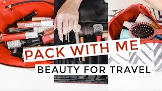 Pack With Me! Makeup & Beauty Products for Travel