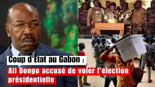 🚨 Coup d'État au Gabon : Ali Bongo accusé de voler l'élection présidentielle.