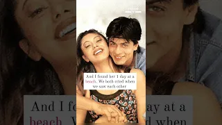 Shah Rukh Khan & Gauri Khan's Love Story ❤️ #shorts #srk #bollywood #lovestory #love #lifejourney