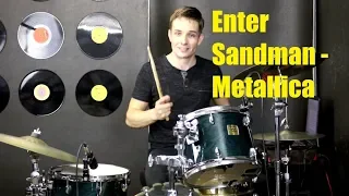 Enter Sandman Drum Tutorial - Metallica