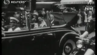 FRANCE: Queen Juliana visits Paris (1950)