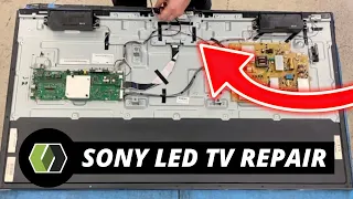 Sony LED TV Not Working - No or Half Backlights - How to Fix - XBR-55X800E