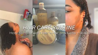 MY HAIR ROUTINE FOR GROWTH ON NATURAL HAIR| less frizz + lasting curls + wash day & more
