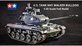 US Tank M 41 Walker Bulldog 1:35 scale model building