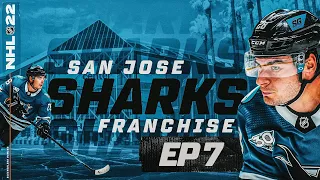 NHL 22 SAN JOSE SHARKS FRANCHISE REBUILD | CUP RUN? | EP 7