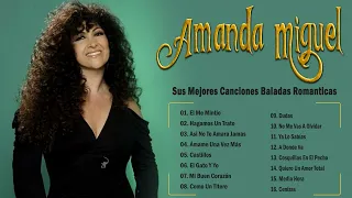 AMANDA MIGUEL Grandes Exitos 🎶 Sus Mejores Canciones Baladas Romanticas - Miguel Éxitos Mix