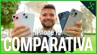 HE PROBADO todos los iPhone 15 y ESTE ES EL QUE COMPRARÍA | iPhone 15 COMPARATIVA