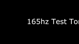 165Hz Test Tone Pure Sine Wave 5min - Remove Water From Phone Speaker - Guaranteed Original