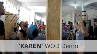 "KAREN" CrossFit WOD Demo - 6:23 Rx