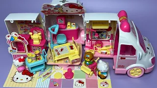 8 Minutes Satisfying With Unboxing Hello Kitty Ambulance Car Doctor Set ASMR (No Music)