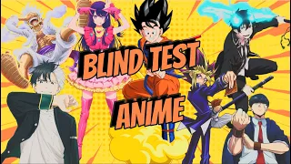 BLIND TEST ANIME (110 Opening, Ending et Ost)