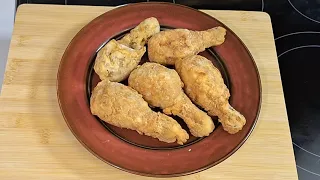 Crispy Fried Chicken!/ i Never fried Chickens any other way Again. Best way to Fly Chicken.