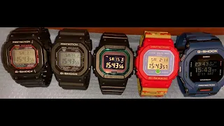 My Casio G-Shock "square" collection