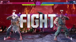 Street Fighter 6 - LVL 7 CPU Akuma Gameplay