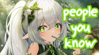 Nightcore - People You Know