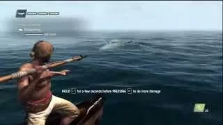 Assassins Creed 4 Black Flag:Hunting A Bull Shark!