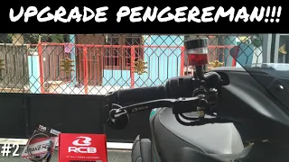 PROJECT MODIFIKASI New Aerox EPS.2 | UPGRADE PENGEREMAN, PASANG RCB S1 & SELANG REM TDR!!!