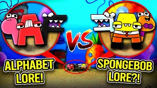 I FOUND SPONGEBOB LORE AND ALPHABET LORE IN REAL LIFE!! *HUGE FIGHT*