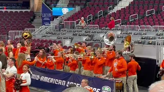 2023 MAC Tournament featuring the Bowling Green State University pep band playing their fight song.