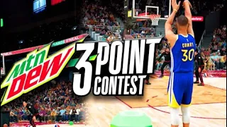 First Time Playing The 3 Point Contest With Steph Curry #3pointcontest #curry