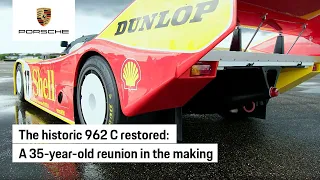 The Porsche 962 C restored to original glory