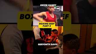How the BEEF between GERVONTA DAVIS and DEVIN HANEY started #boxing #shorts #documentary