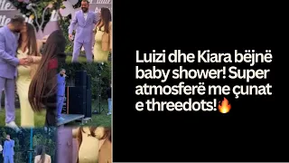 Super atmosfera me Luizin dhe Kiarën për baby shower! #viral #luizejlli #albania