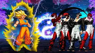 [KOF Mugen] Son Goku vs Orochi Iori Team