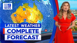 Australia Weather Update: High chance of showers expected in parts of the country | 9 News Australia