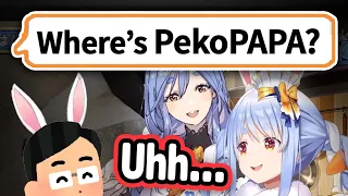 Chat Asks Pekora and PekoMama about Pekora's Papa【Hololive】