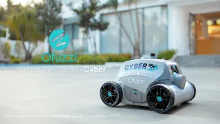 Ofuzzi Cyber Cordless Robotic Pool Cleaner | Long Runtime and Automatic