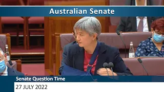 Senate Question Time - 27 July 2022