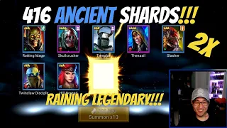 400+ ANCIENT SHARD PULLS! RAINING LEGENDARY CHAMPS!! | RAID Shadow Legends