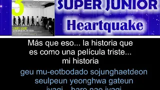 Super Junior - Heartquake (Letra sub esp + rom)