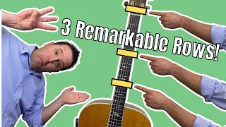 Fun Fretboard Tactics: 3 Rows to Memorize