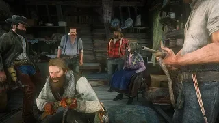 Glitching inside Watson's Cabin. Red Dead Redemption 2